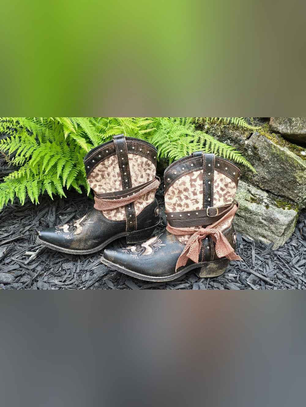 Rockin Country - Cowgirl Boots - Womens 11 - Picture 2 of 6
